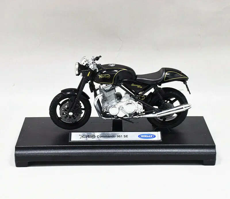 Welly 1:18 Norton Commando 961 SE спортивный мотоцикл велосипед модель игрушки в коробке