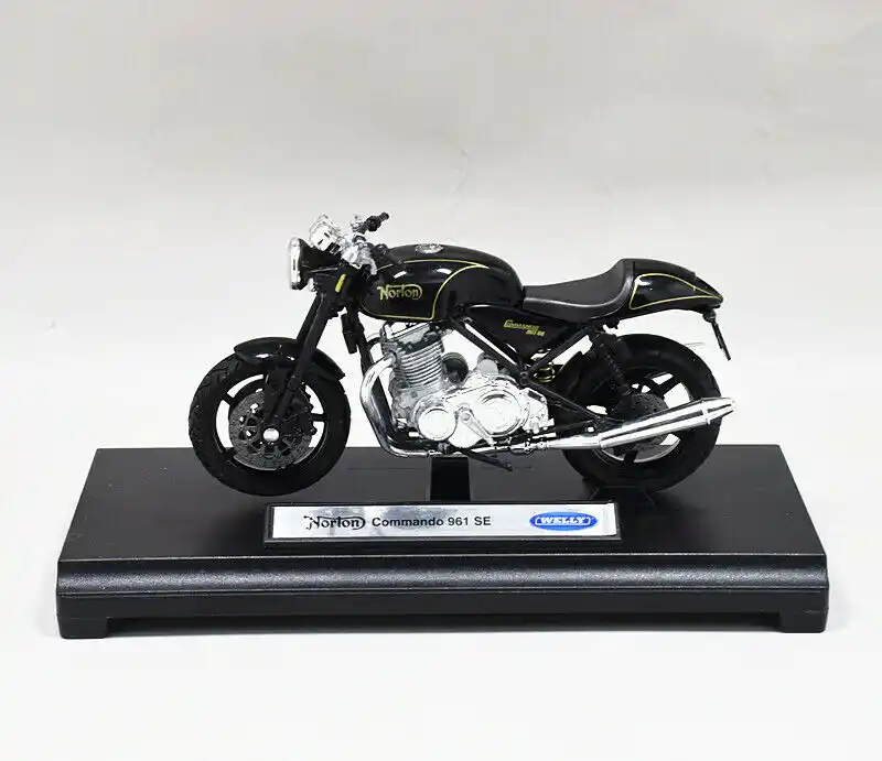 1:18 Welly Norton Commando 961 SE Motorcycle Bike Model Toy New in Box