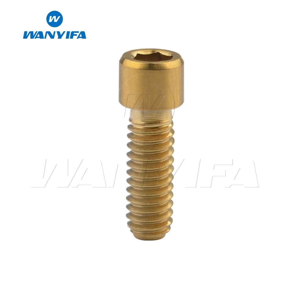 Wanifa Винт С Титановым болтом M4x10 13 5 15 20 25 мм Небольшая головка для велосипеда