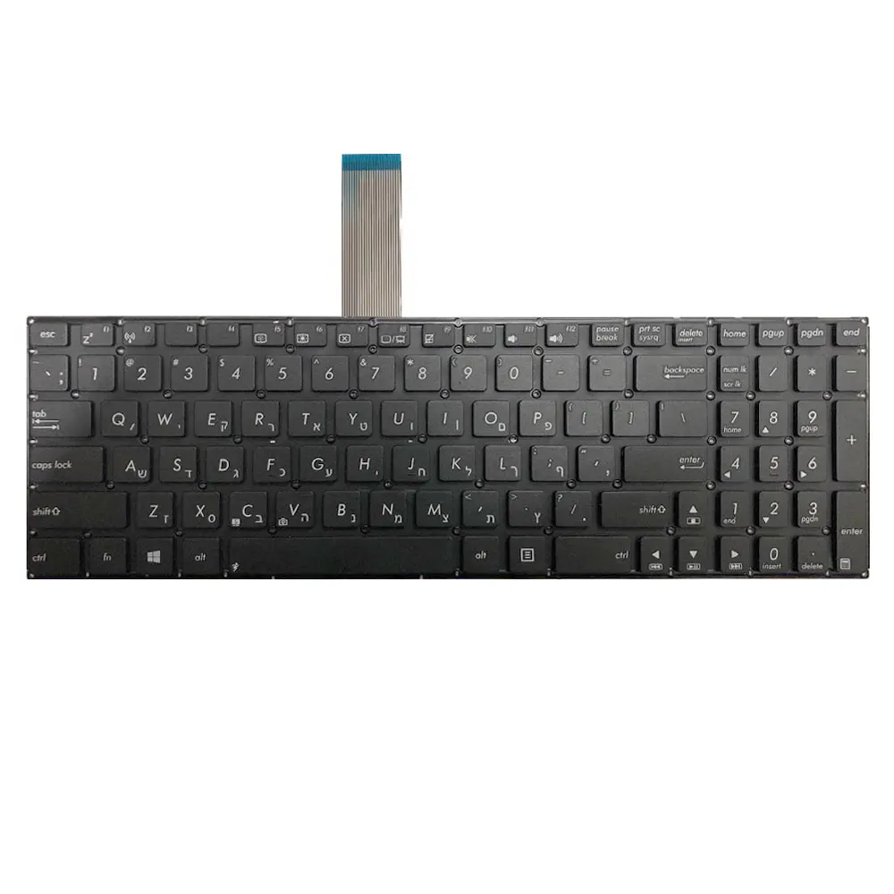 New-Black-HB-Laptop-Keyboard-For-Asus-X550-Y581-X550V-X552C-X550VC-F501 ...