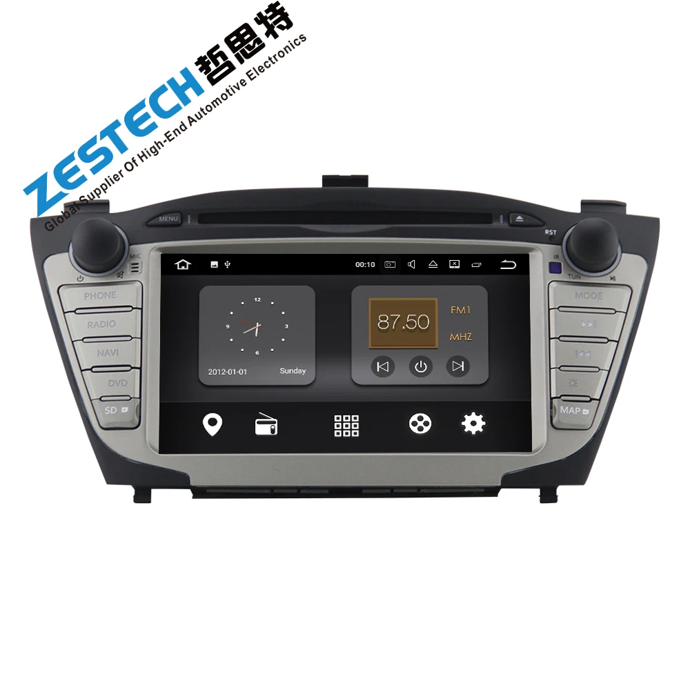 Sale android 7.1 car dvd multimedia for hyundai ix35/tucson 2009-2013 with radio audio gps navigation wifi 3g camera dvr 1