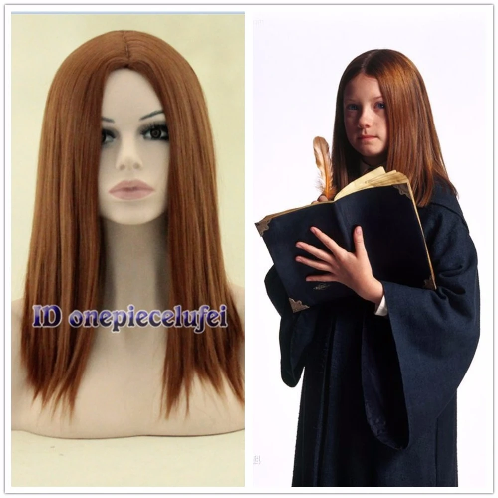 送料無料ハリー ポッタージニー ウィーズリーかつら媒体ロングゴールデンブラウンコスプレウィッグ ウィッグキャップ Cosplay Wig Wig Capbrown Cosplay Wig Aliexpress