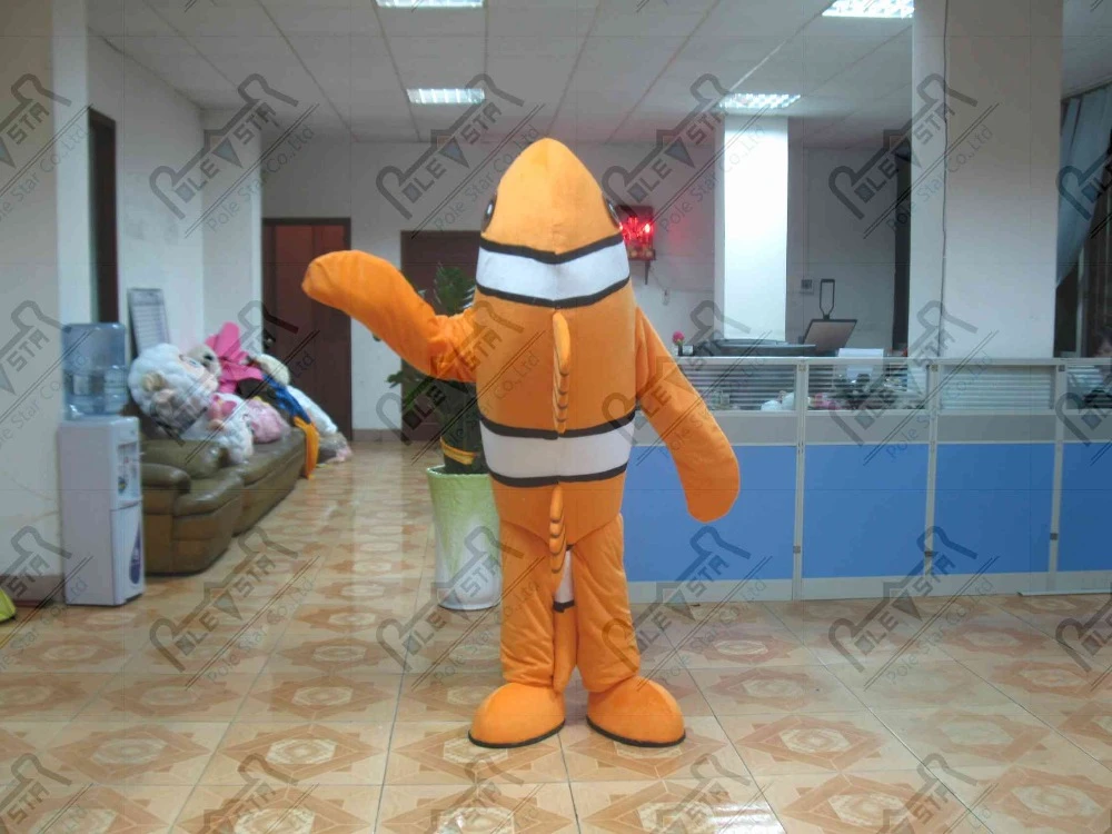 Disfraz de Mascota de pez naranja de dibujos animados cuerpo entero espuma disfraces de peces de oro nemo Clow nfish walking actor|nemo mascot|actor - AliExpress