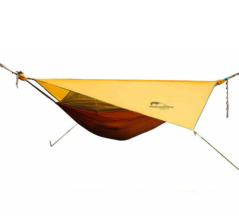 

Portable Outdoor Camping Hiking Awning Hammock With Mosquito Nets Single Person Awning Hammock Combination Camping Hiking Tents