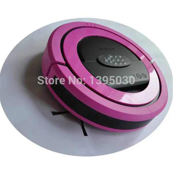 

4pcs/lot  2014 Newest Robot Vacuum Cleaner QQ5,Ultrasonic Wall,Schedule Function,2pcs side brush,