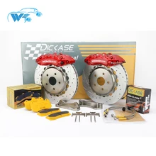 KOKO racing автозапчасти 6 горшок тормозной суппорт подходит с WT9040 Полный комплект с высоким уровнем тормозных колодок для гонок с использованием для Civic