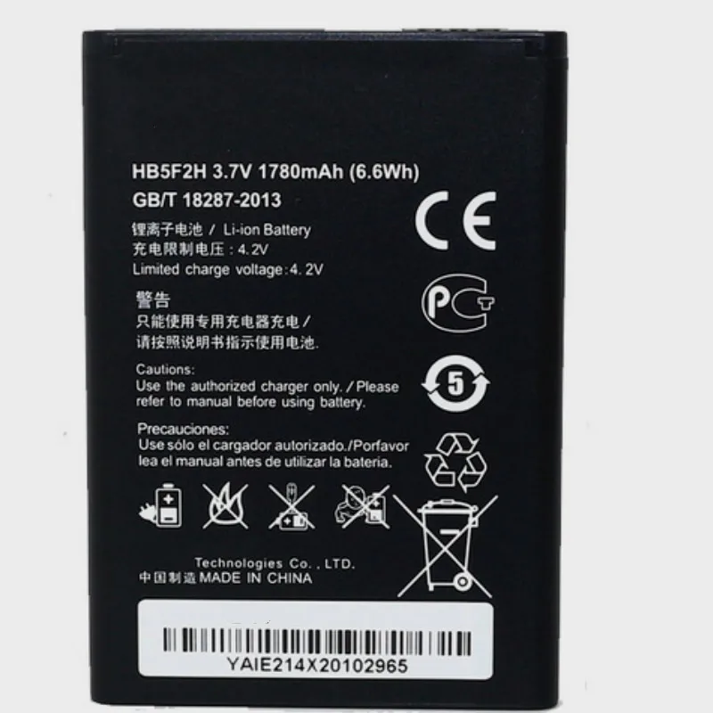 Аккумулятор 1780 мАч для Huawei E5336 E5375 EC5377 E5373 E5330 4G Lte Wi-Fi роутер аккумуляторы HB5F2H +