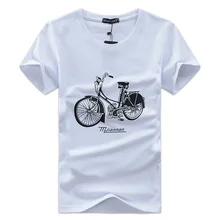 The new 2017 summer Men’s clothing Men’s printing T-shirt Cotton loose short sleeve T-shirt