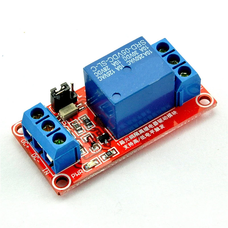 

1 relay module supports high and low level trigger all the way 5V/9V/12V/24V