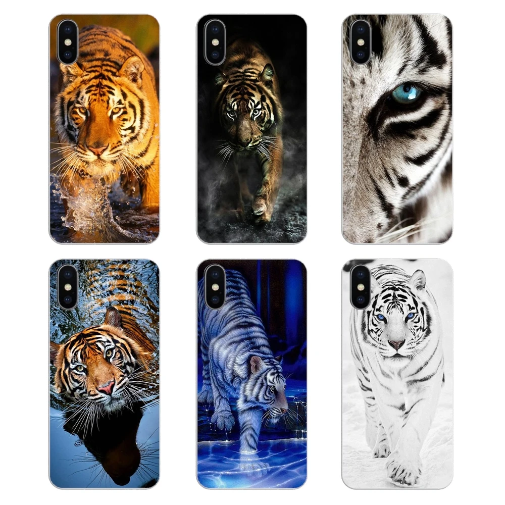 Silicone Phone Shell Cover For Nokia 2 3 5 6 8 9 230 3310 2.1 3.1 5.1 7 Plus Trippy Feral Digital Tiger fractal Fractalius |