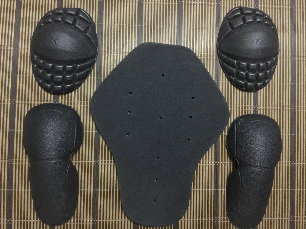 1 set motorcycle jacket protective armor include 1 back pads 2 elbows