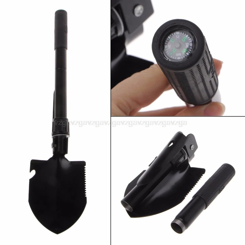 

Multifunctional Military Tactical Folding Shovel Gardening Hiking Emergency Tool Au03 Dropship
