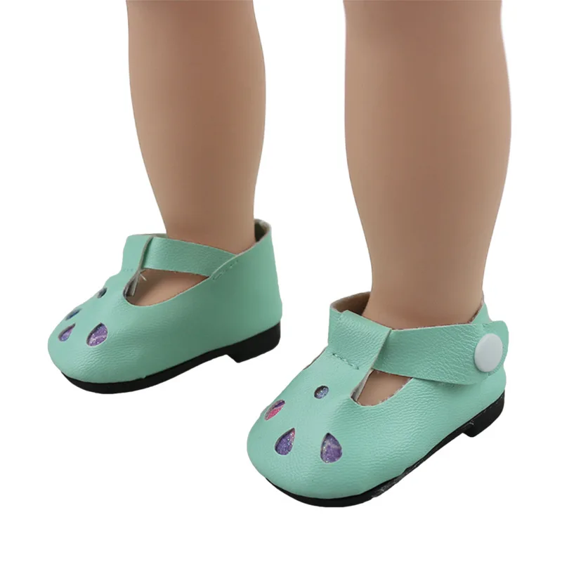 New-Style-7cm-Doll-Accessories-Shoes-hole-leather-shoes-Mini-Toy-Shoes1-6-Doll-Boots-For