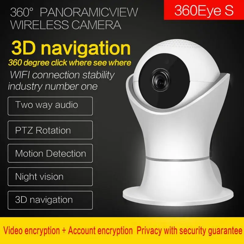360 Угол смарт датчик Wifi камера 1080P FHD панорамная для домашней безопасности дверная