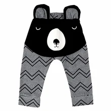 Puseky штаны для мальчиков медведи Шаровары в горошек для мальчиков и девочек, Новая мода для малышей Детские брюки детская одежда 4-24 м