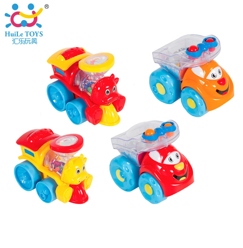 4pcs Lot Baby Cartoon Model Cars and Trains Inertia Car font b Toy b font Kids