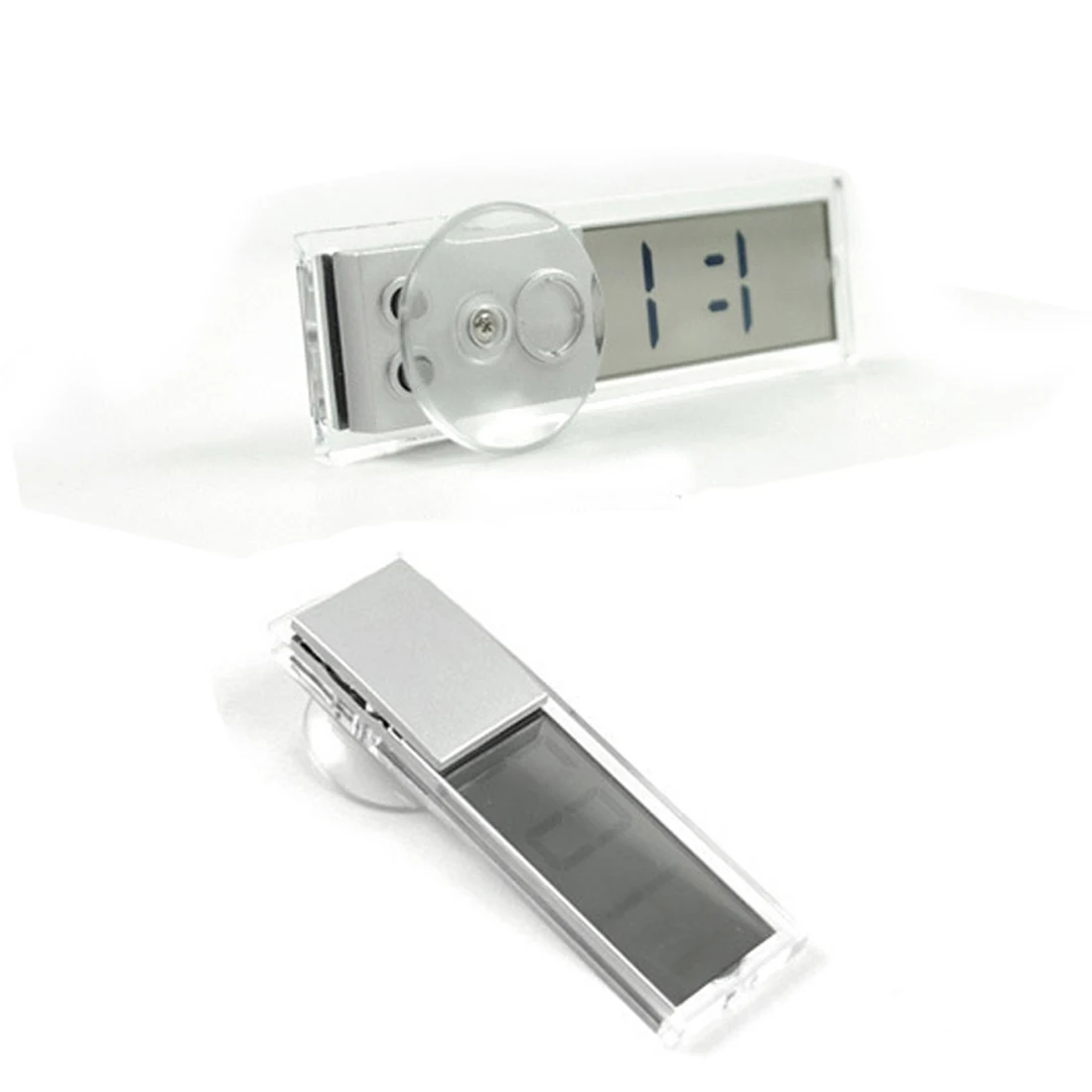Dewtreetali  Car Electronic Transparent Clock Schedule with Sucker Mini Digital LCD Display Automotive Interior Accessories Dewtreetali  Car Electronic Transparent Clock Schedule with Sucker Mini Digital LCD Display Automotive Interior Accessories
