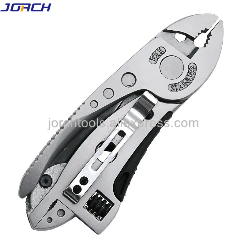 

Multitool Pliers Pocket Knife Screwdriver Set Kit Adjustable Wrench Jaw Spanner Repair Survival Hand Multi Tools Mini