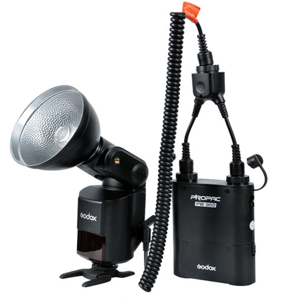 Godox DB-02 кабель Y адаптер 2 до 1 для PROPAC блок питания PB960 Вспышка Speedlite AD360 II AD360 AD180 черный