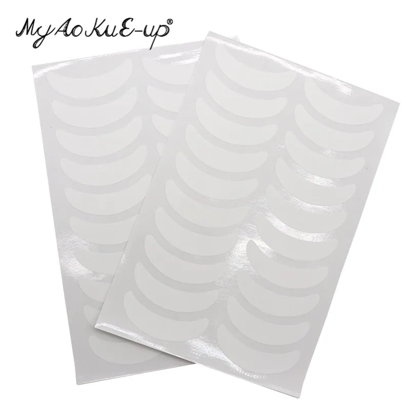 Наклейки для глаз s 50 пар бумажные накладки под глаза накладки для накладных ресниц накладки для наращивания накладки на глаза наклейки Обертывания инструменты для макияжа