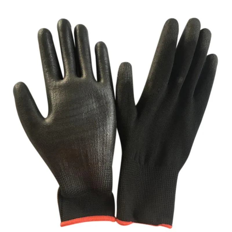 

Gardening Work Gloves, 1Pairs/Set Nylon PU Safety Palm Coating Work Gloves Optional Size Safety Gloves for Mechanics, Welding,