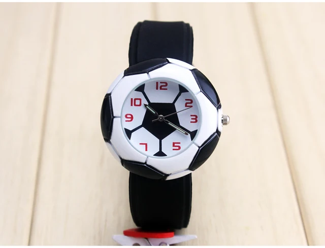 Free drop shipping retail fashion kids children boys gifts watch silicone footba Free drop shipping retail fashion kids children boys gifts watch silicone footba