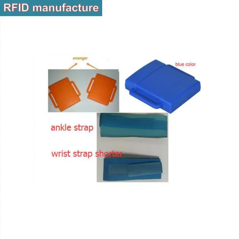UHF RFID resuable водонепроницаемый браслет для лодыжки с ленточным ремешком ПВХ тег