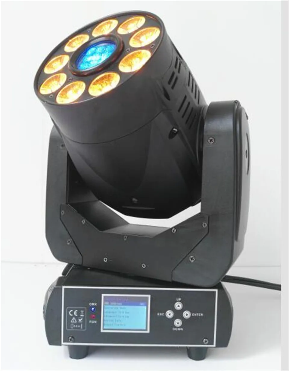 Hot sale 90W LED Spot gobo + 9x18W RGBWA+UV 6in1 wash Moving Head Light