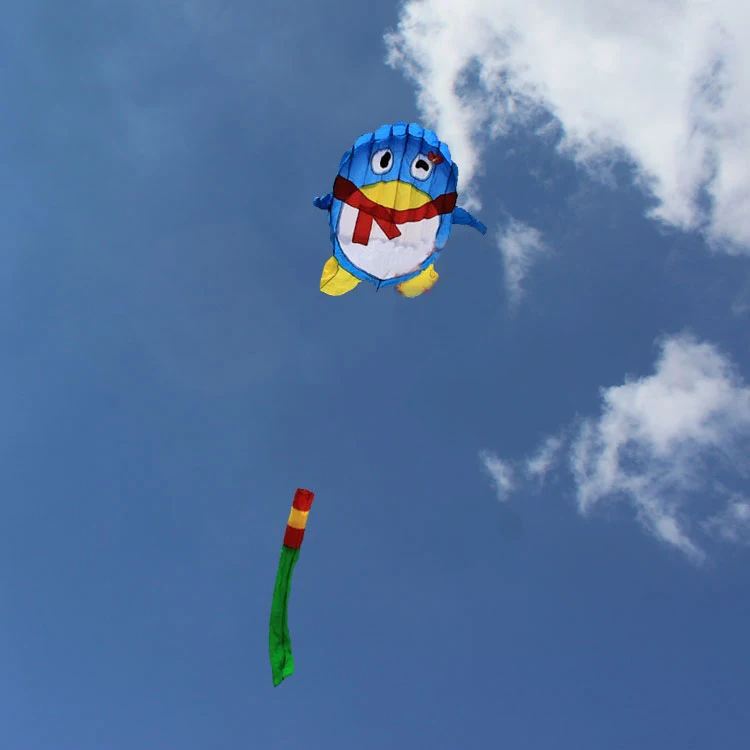 

free shipping high quality new Penguin Princess soft Kites hot sell with handle and line kite store outdoor toys