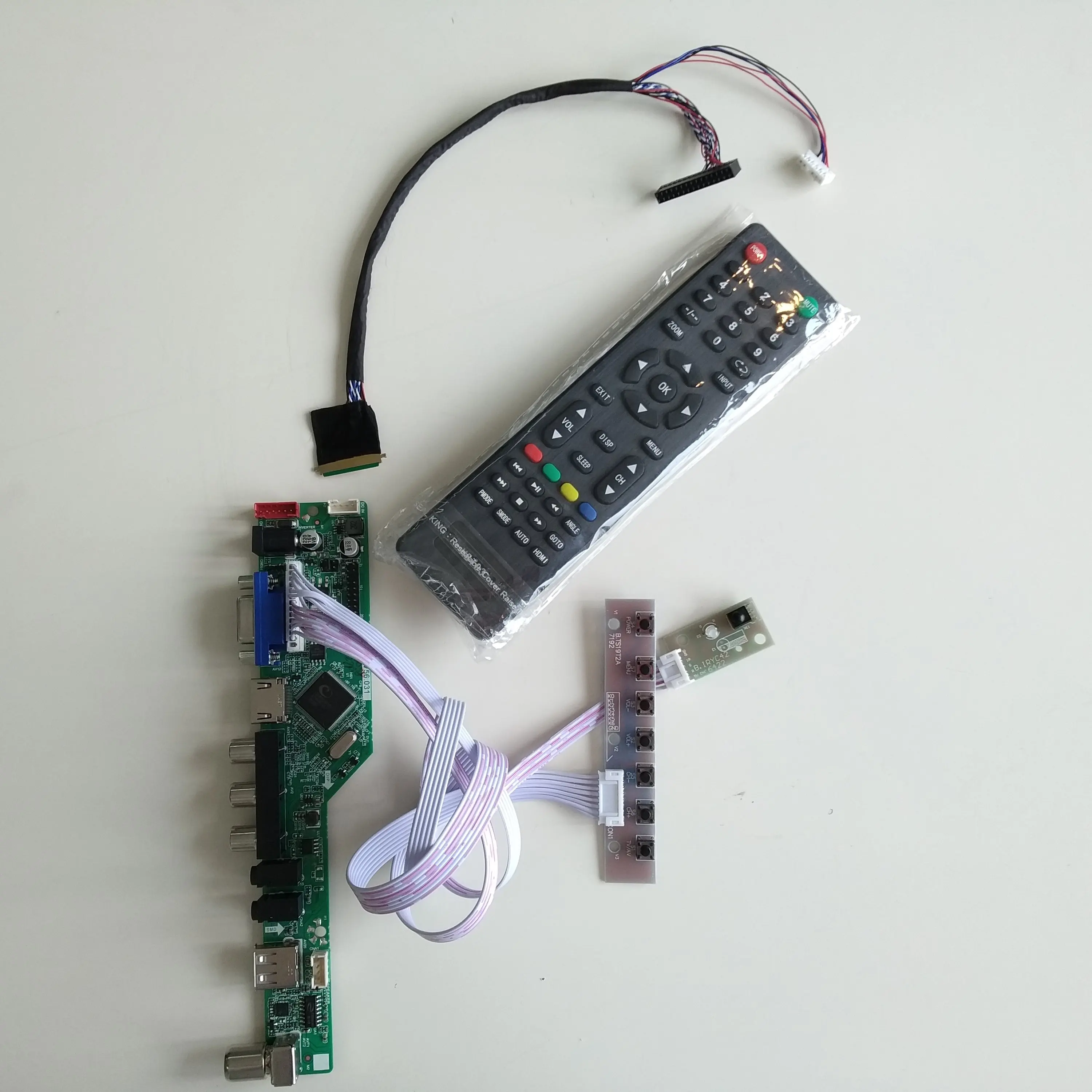 

TV LED LCD AV VGA HDMI Controller Board display For CLAA156WA11A 15.6" 1366Ч768 panel monitor cards