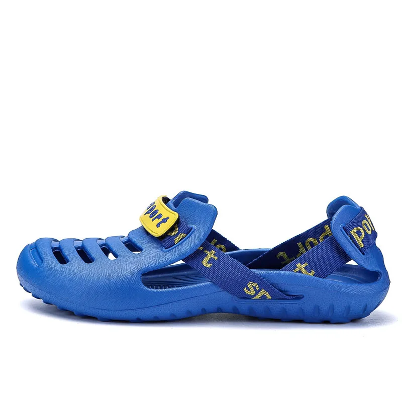 2019 Hot Sale Brand Fashion Sandals Eva Clogs Swimming Shoes Men Croc Band Summer Water Black White Air Beach Garden Mens Shoes