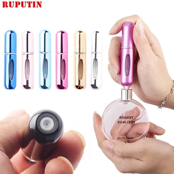 

5ml Mini Refillable Perfume Bottle Canned Air Spray Bottom Pump Perfume Atomization For Travel Accessories Cosmetic Container