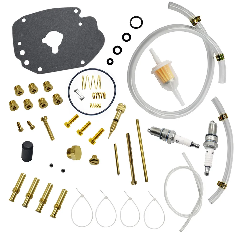 Карбюратор Master Rebuild Kit для S& S Cycle 11-2923 Harley& Custom с холостым винтом Свеча зажигания топливный фильтр низкий диапазон Jet 49-961