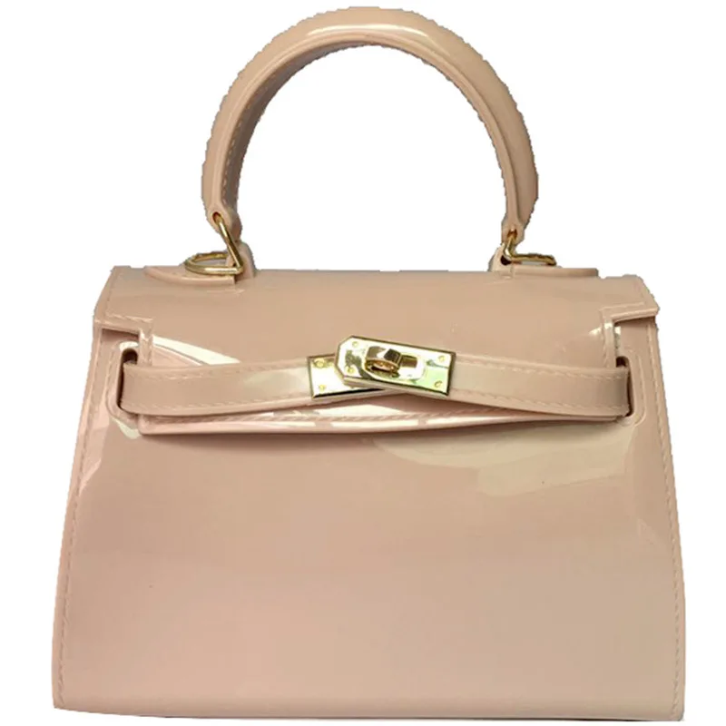 

Summer Birkin Jelly Bag For Women Pvc Shoulder Crossbody Luxury Handbags Women Bags Designer Famous Brand Bolsa Feminina