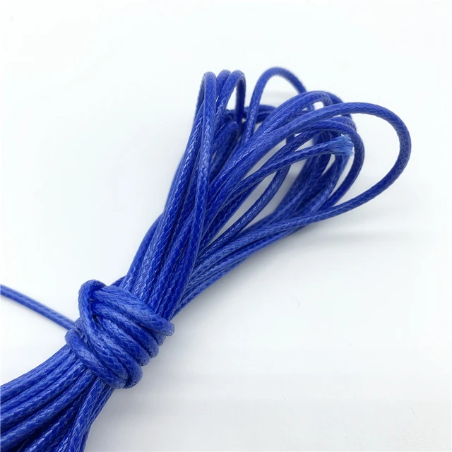 2mm 10m/32.8ft Waxed Cotton Cord Beading Cord Waxed String Wax