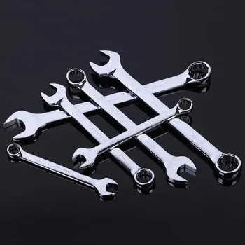 

Mirror Polished Ratchet Combination Wrench Spanner Gear Ring Repair Hand Tools CRV Material 6 7 8 9 10 11 12 13 14 15 16 mm