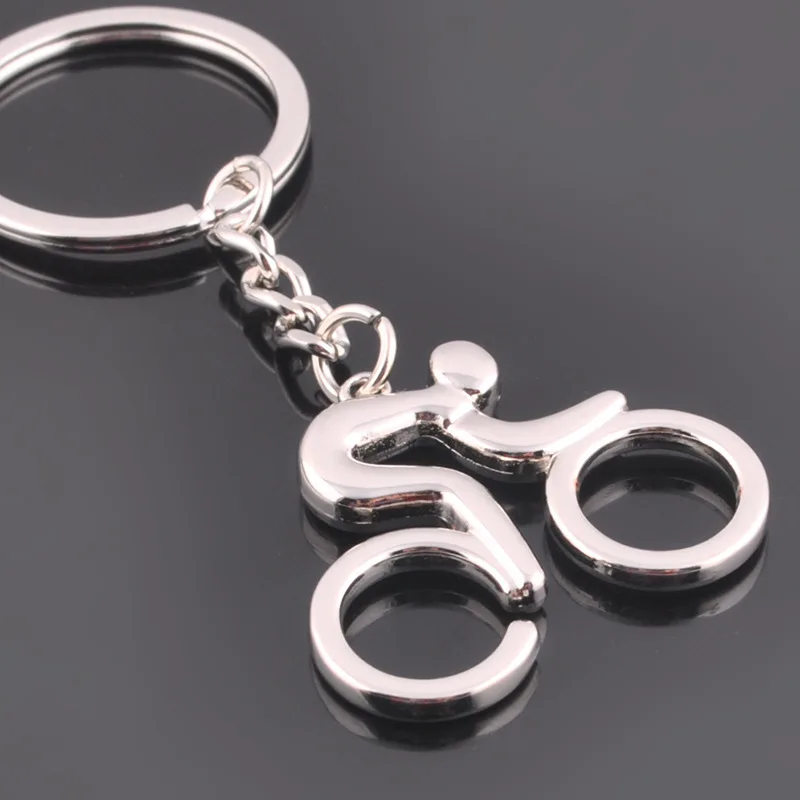 Personalized Metal Bicycle Keychain Buckle Giftin Key Chains from