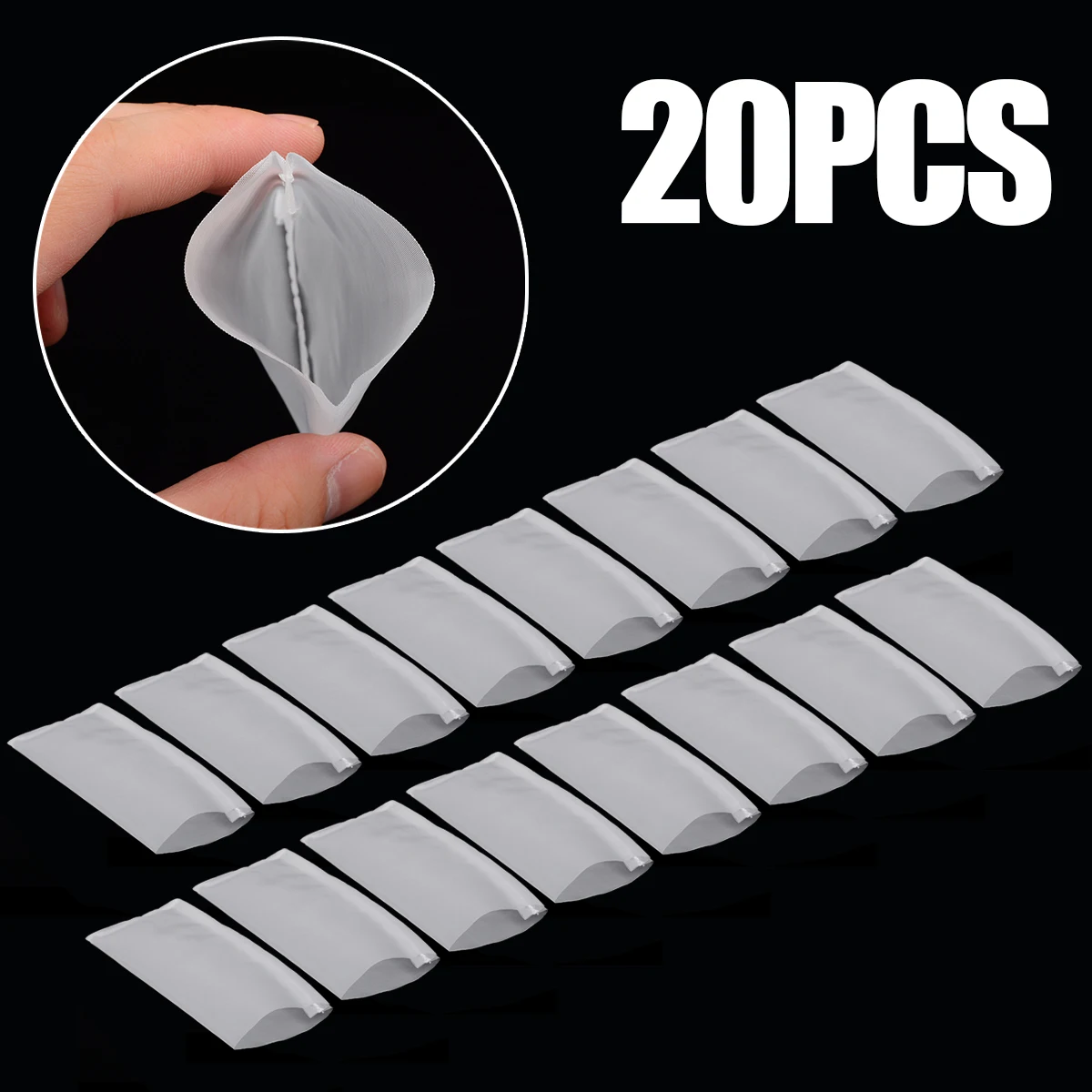 Sachets avec filtre à huile en maille, sachets en Nylon, sachets de thé parfumés, sachet à pression, en maille, 2 "x 4.5" | AliExpress