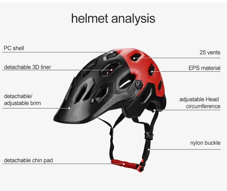 INBIKE, 25 вентиляционных отверстий, велосипедный шлем для горного велосипеда, цельный, литой, велосипедный шлем для горного велосипеда, безопасная Кепка для мужчин и женщин, велосипедный шлем CB-29