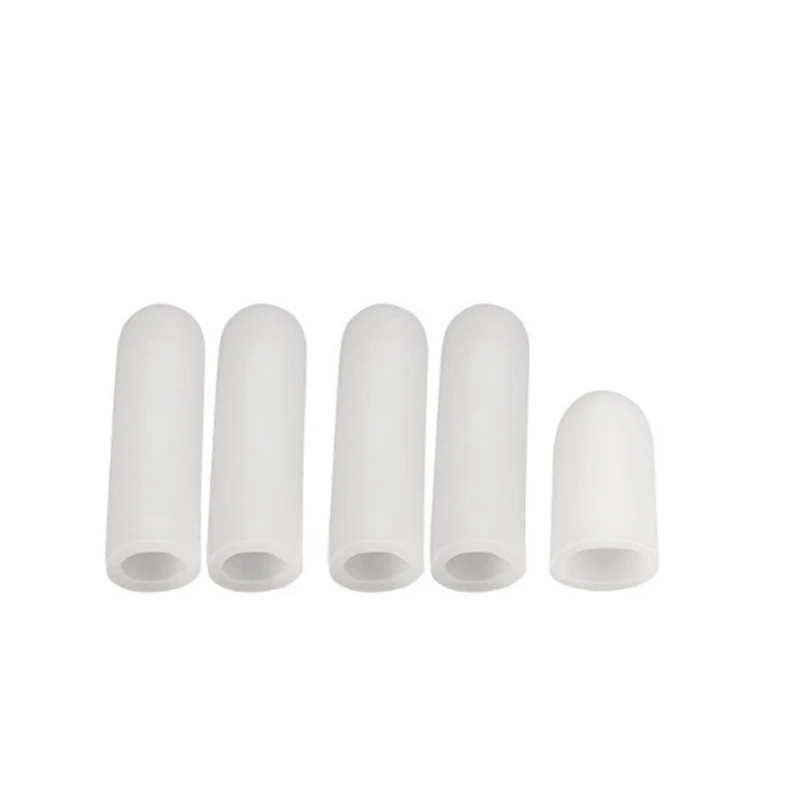 Bunion Toe Finger Protection Sleeve Foot Care Pedicure Tools 5pcs Little Toe Tube Corns Blisters Corrector Protector