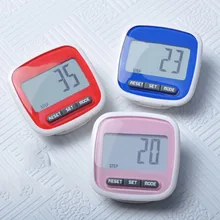 3 Цвета ABS lcd цифровой клип шагомер Шаговая дистанция Счетчик калорий Расчет