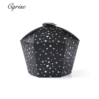 

20PCS House Shape Candy Box bags Stars craft paper Box Wedding Favor Gift Boxes pie Party Box bags