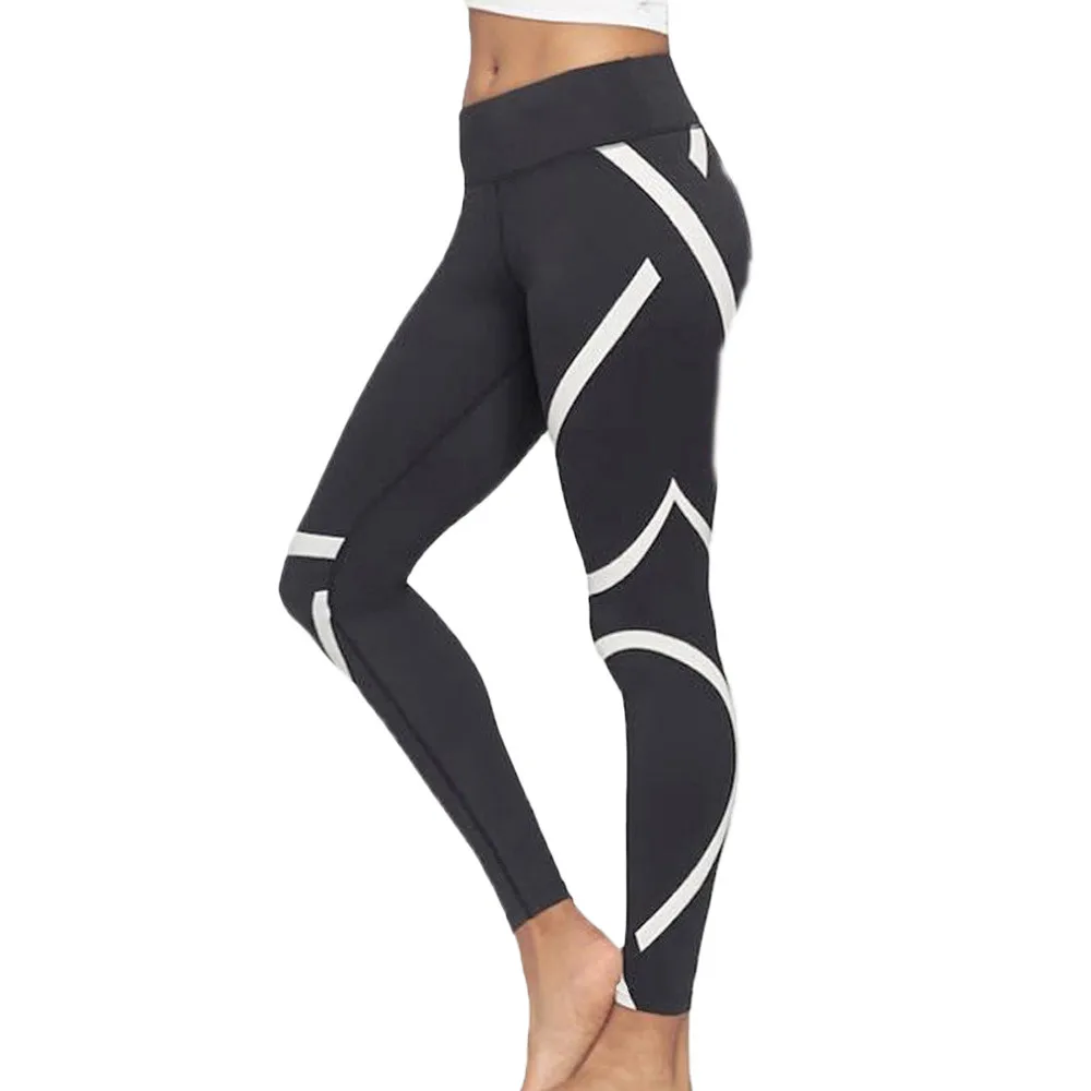 

Women's Solid Sportswear Woman Gym Sports Wear For Fitness Leggings Tights Leggins Sport Women Female Pants Leggin Hot Sales