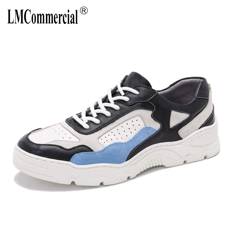 

Genuine Leather British retro cowhide breathable sneaker fashion boots men Leisure shoes men casual natural leather loafers