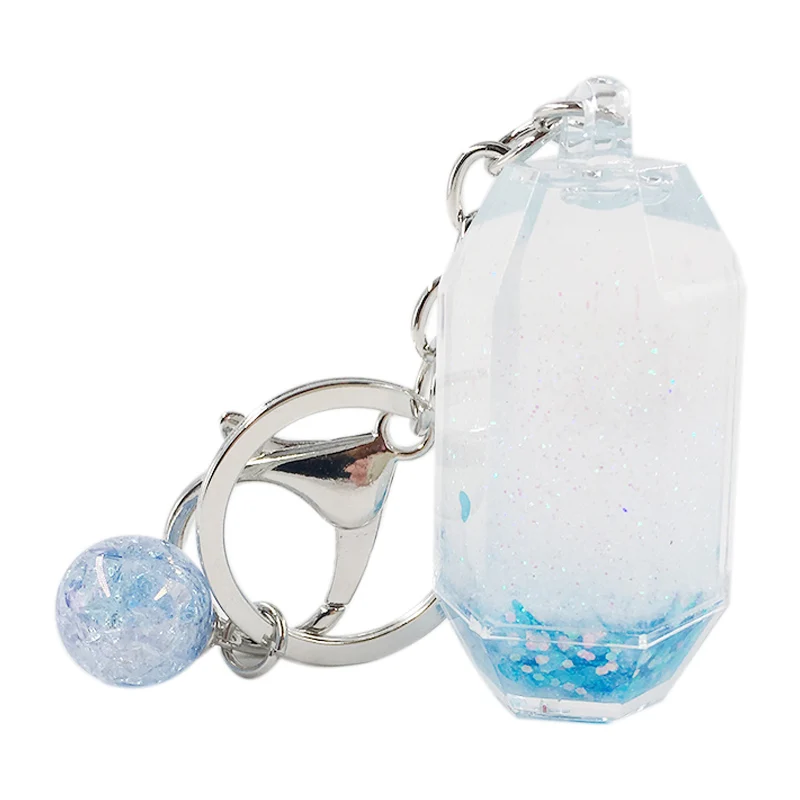 

Moving Liquid Key Ring Fantasy Keychain Glitter Quicksand Star Keychain Car Key Pendant Creative Birthday Gift