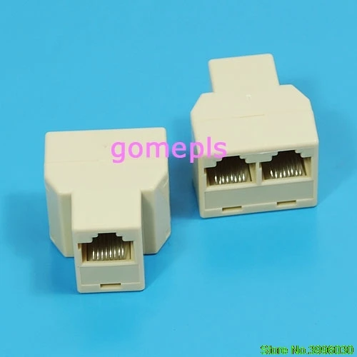 Соединительный адаптер RJ45 CAT5 CAT5E Network Ethernet 1to2|Терминалы| |