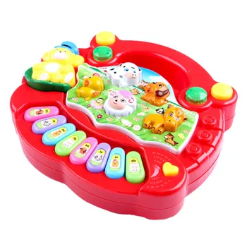 UNIONJOIE 1 PC Baby Educational Farm Piano Sounding