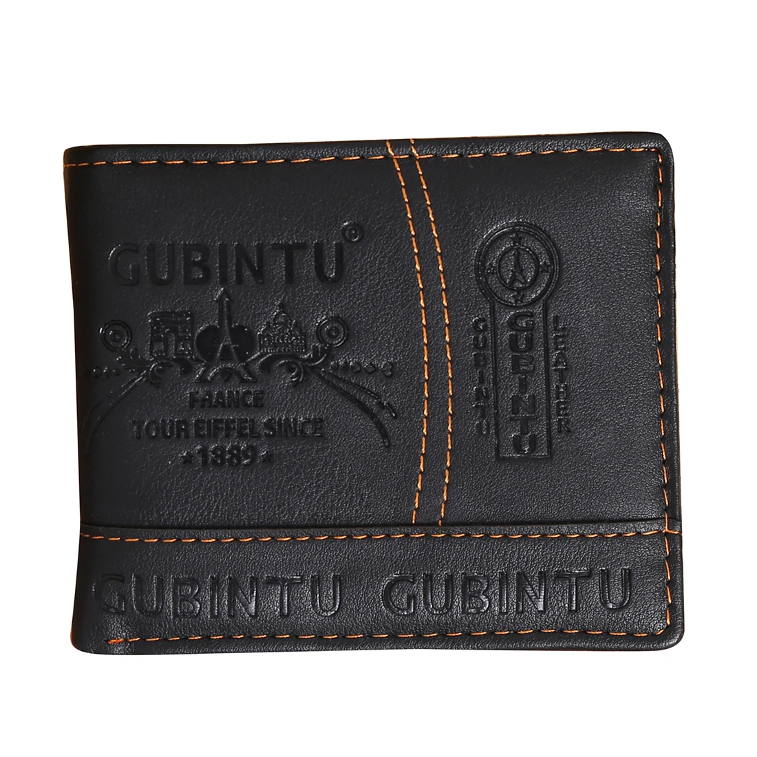 

Mens Luxury Leather Bifold Wallet Credit/ID Card Receipt Holder Slim Coin Purse