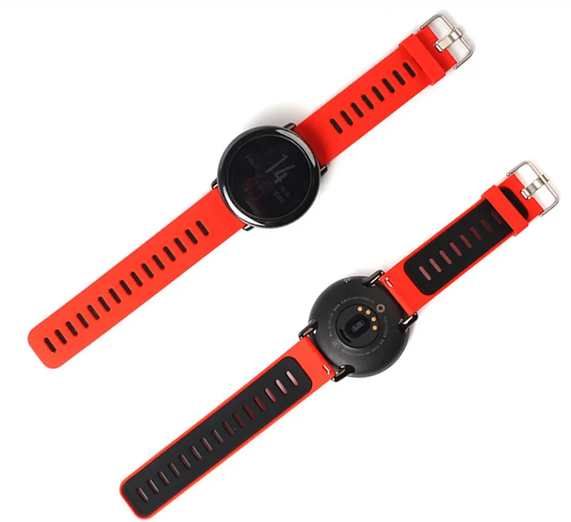 Huami Amazfit pace/Huami Amazfit stratos 2 ремешок спортивный наручный ремешок pace Смарт-часы браслет 22 мм силиконовый ремешок для часов