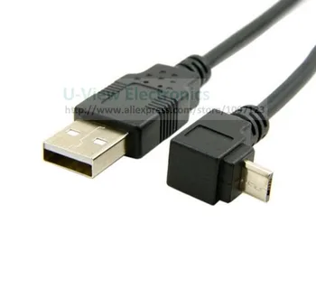 

1.5M UP Angled 90 Degree Micro USB Data Charge Cable For i9500 i9300 N7100 S2 I9100/Free DHL Shipping/100PCS